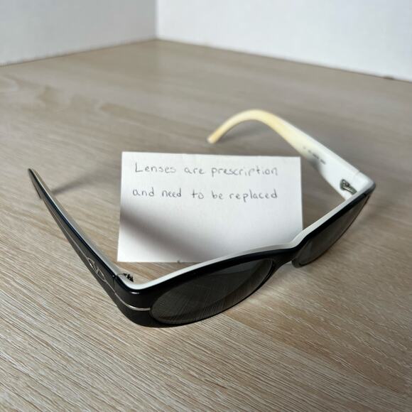 Valentino V3001/S 0Q2J Sunglasses Black White FRAMES ONLY 130 Italy main image 10